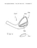 WEDGE TYPE GOLF CLUB HEAD diagram and image