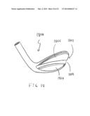 WEDGE TYPE GOLF CLUB HEAD diagram and image