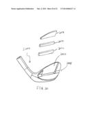 WEDGE TYPE GOLF CLUB HEAD diagram and image