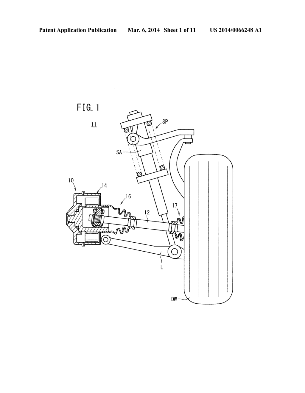 DRIVE DEVICE FOR VEHICLE WITH ELECTRIC MOTOR - diagram, schematic, and image 02