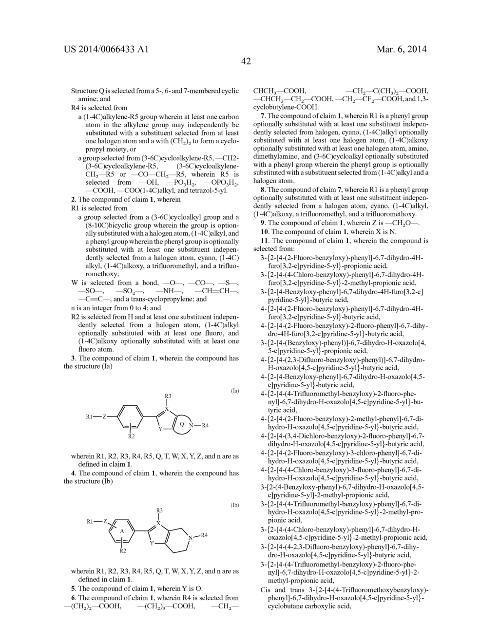 FUSED HETEROCYCLIC DERIVATIVES AS S1P MODULATORS - diagram, schematic, and image 44