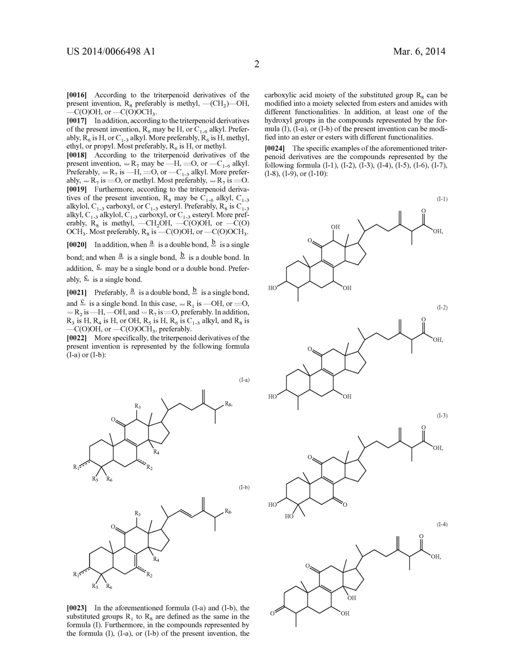 TRITERPENOID DERIVATIVES, BENZENOID DERIVATIVES, AND PHARMACEUTICAL     COMPOSITIONS CONTAINING THE SAME - diagram, schematic, and image 03
