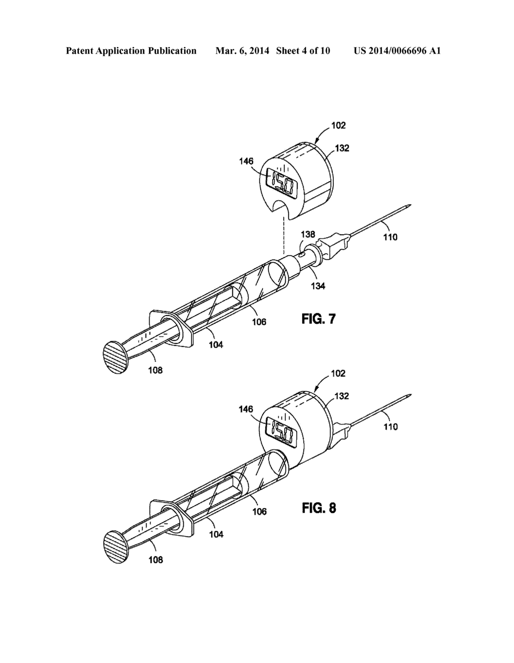 METHOD AND SYSTEM FOR DETERMINING THE PRESSURE OF A FLUID IN A SYRINGE, AN     ACCESS PORT, A CATHETER, AND A GASTRIC BAND - diagram, schematic, and image 05