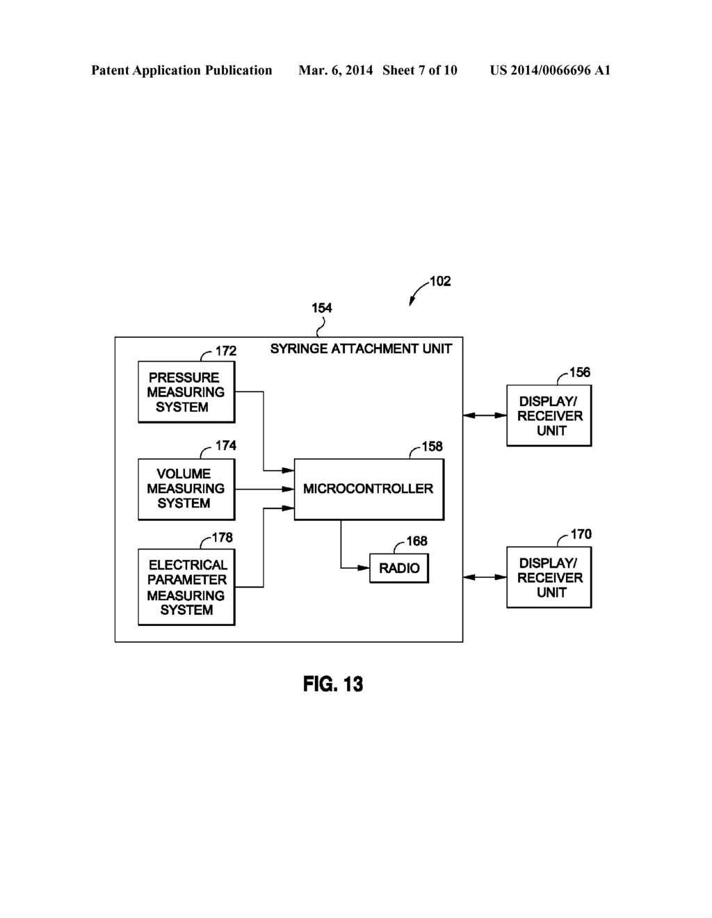 METHOD AND SYSTEM FOR DETERMINING THE PRESSURE OF A FLUID IN A SYRINGE, AN     ACCESS PORT, A CATHETER, AND A GASTRIC BAND - diagram, schematic, and image 08