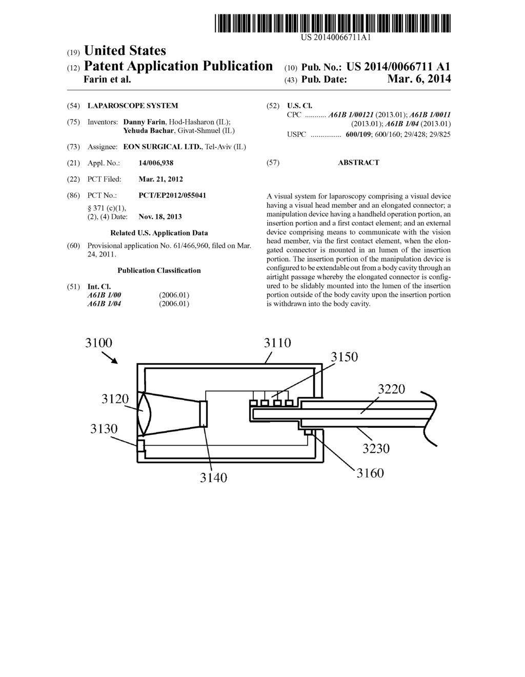 LAPAROSCOPE SYSTEM - diagram, schematic, and image 01