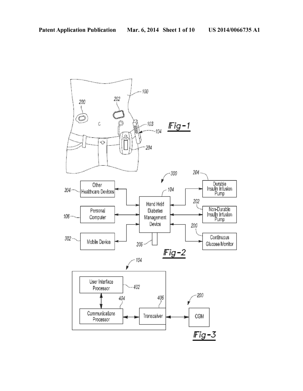 DIABETES MANAGER FOR GLUCOSE TESTING AND CONTINUOUS GLUCOSE MONITORING - diagram, schematic, and image 02