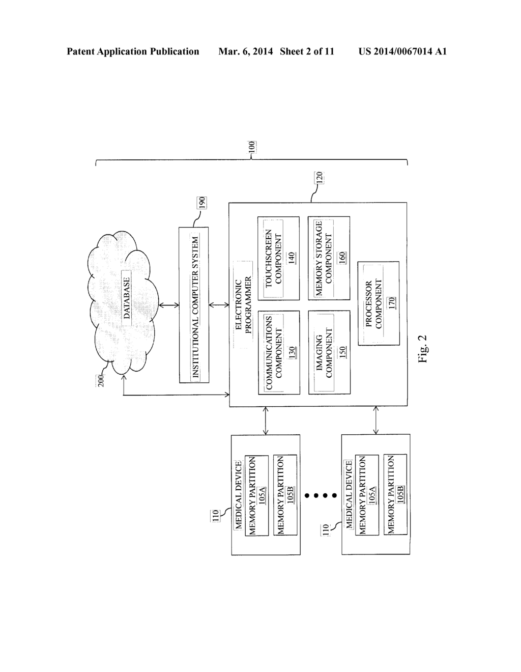 Method and System for Associating Patient Records with Pulse Generators - diagram, schematic, and image 03