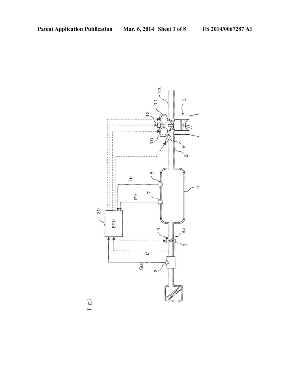 CYLINDER INTAKE AIR AMOUNT ESTIMATION APPARATUS FOR INTERNAL COMBUSTION     ENGINE - diagram, schematic, and image 02
