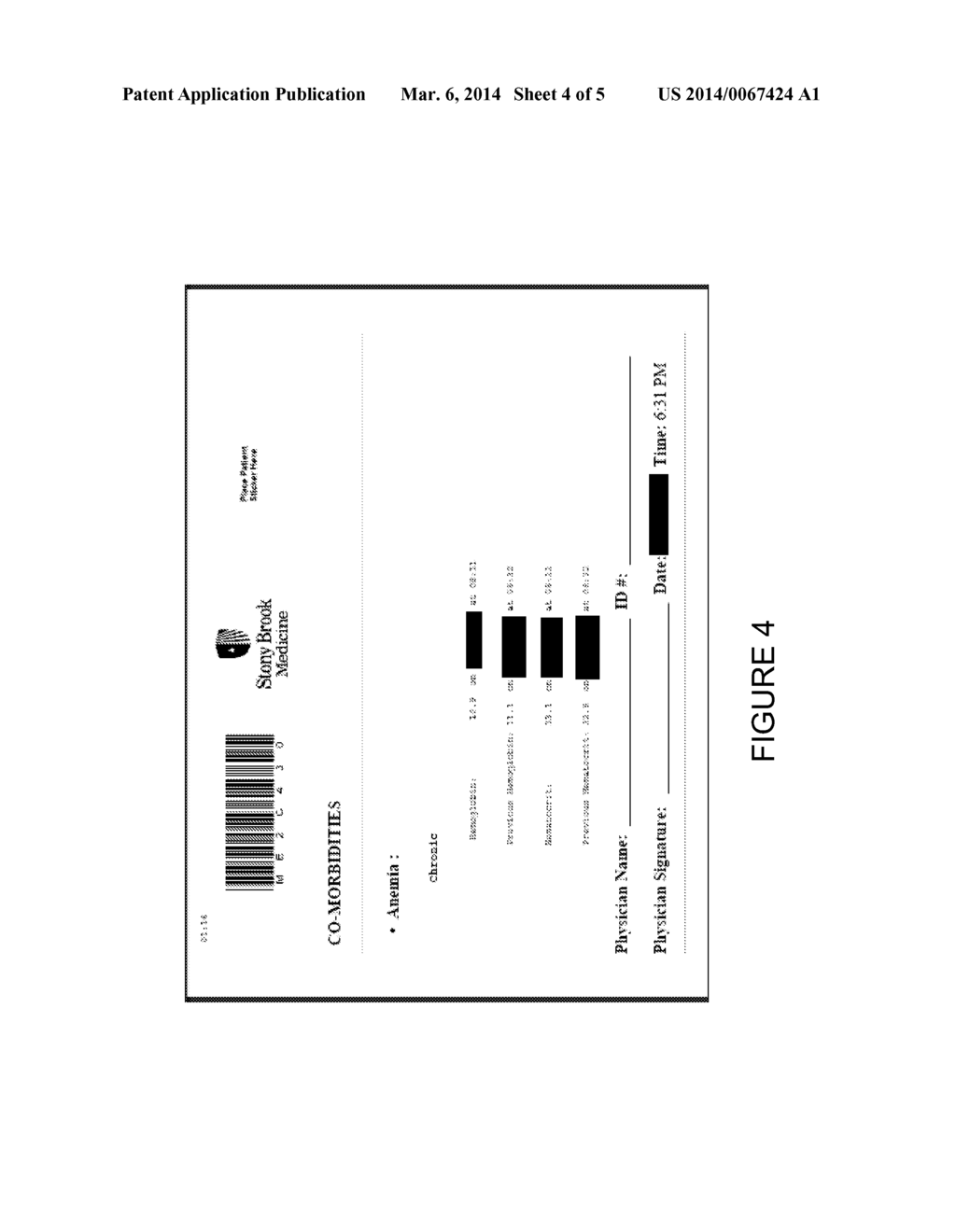 AUTOMATED IDENTIFICATION AND DOCUMENTATION OF CO-MORBIDITIES FROM PATIENTS     ELECTRONIC HEALTH RECORD IN THE EMERGENCY ROOM - diagram, schematic, and image 05