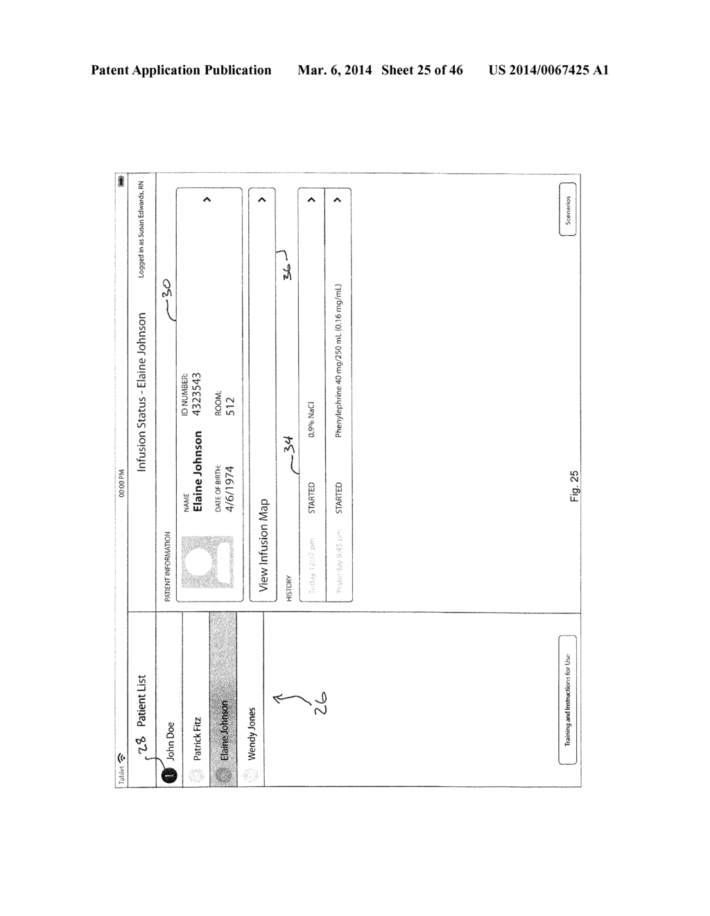 PATIENT INFORMATION SOFTWARE SYSTEM INCLUDING INFUSION MAP - diagram, schematic, and image 26