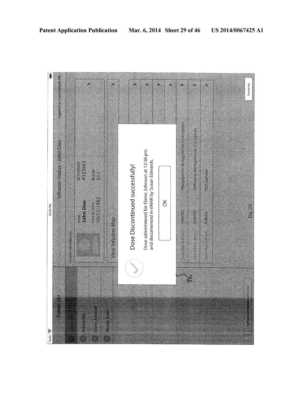 PATIENT INFORMATION SOFTWARE SYSTEM INCLUDING INFUSION MAP - diagram, schematic, and image 30