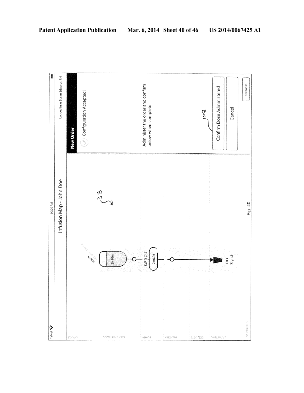 PATIENT INFORMATION SOFTWARE SYSTEM INCLUDING INFUSION MAP - diagram, schematic, and image 41