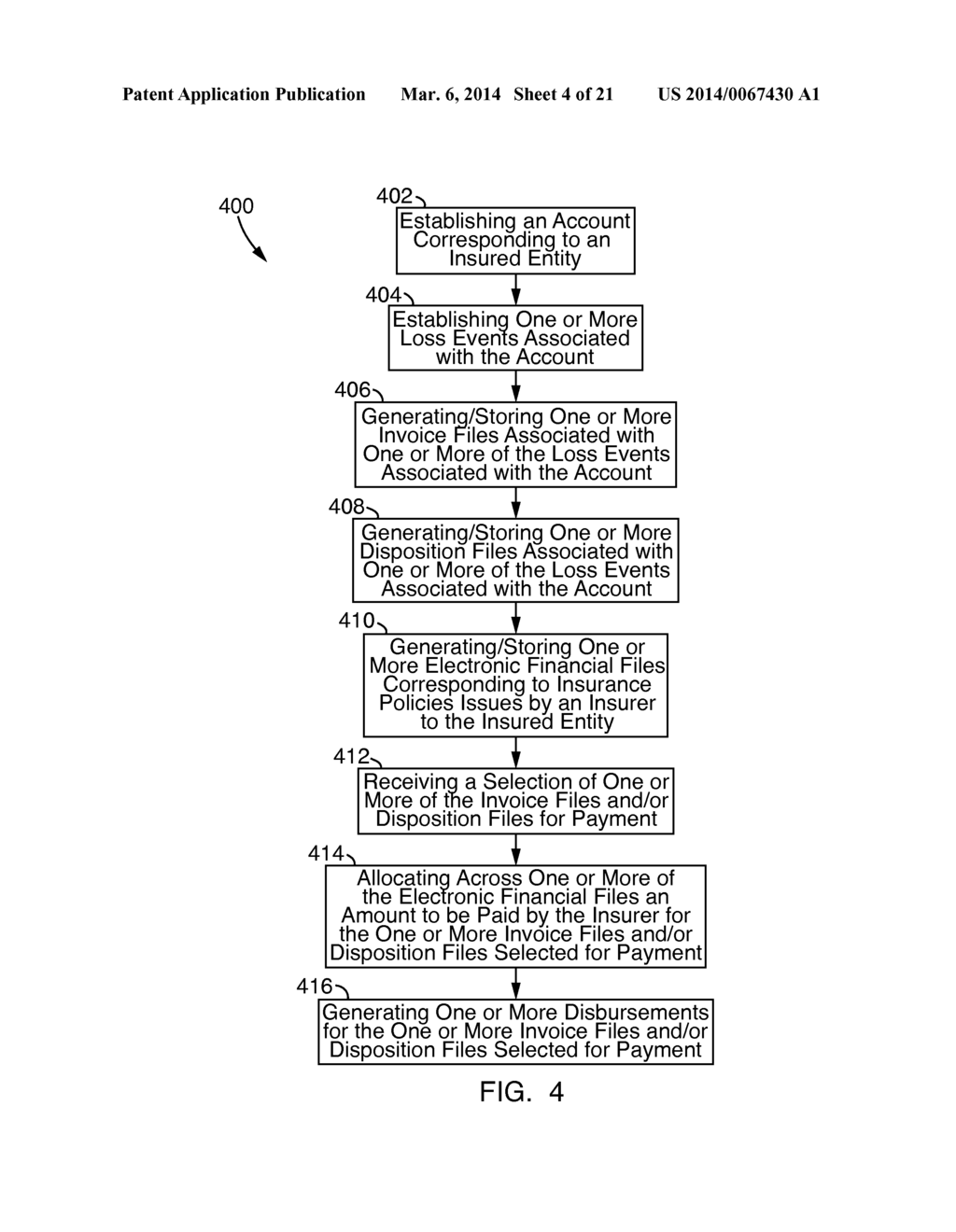 SYSTEM AND METHOD FOR MANAGING COMPLEX INSURANCE CLAIMS AT ACCOUNT LEVEL - diagram, schematic, and image 05