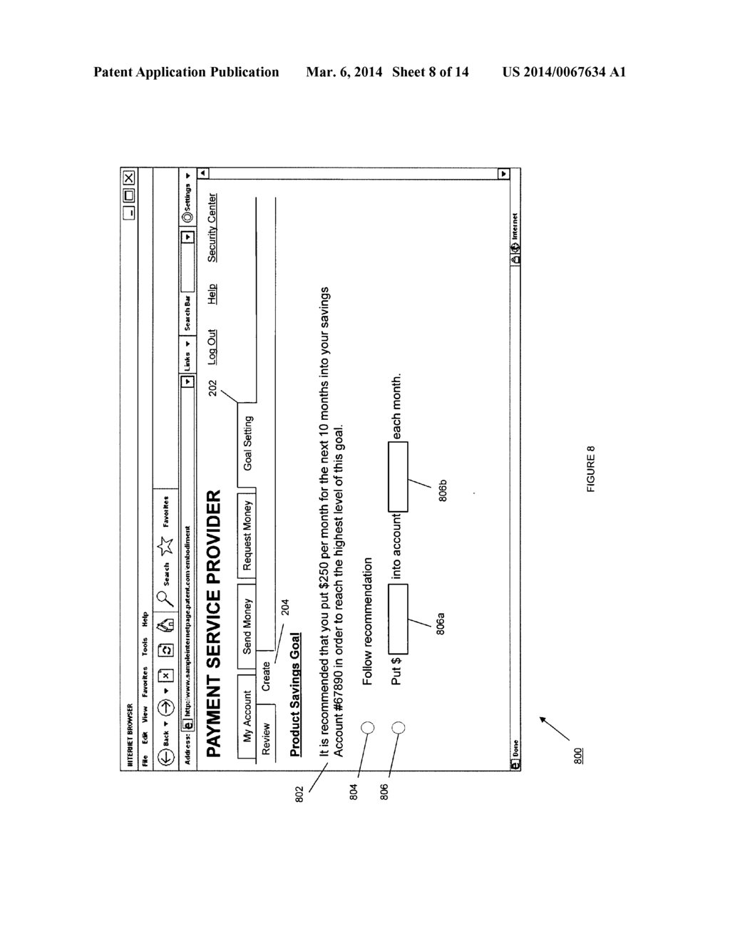 FINANCIAL GOAL VISUALIZATION SYSTEM - diagram, schematic, and image 09