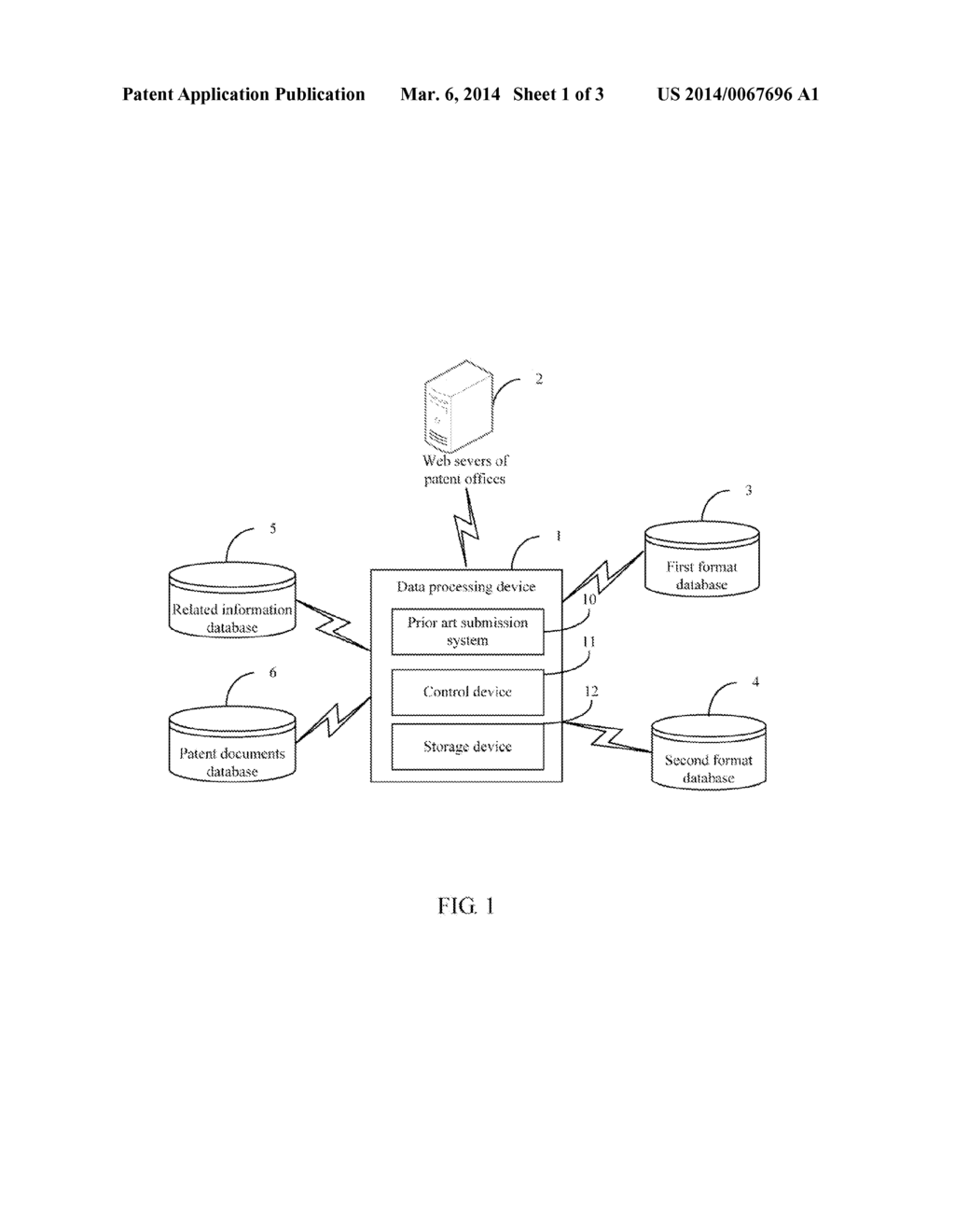 SYSTEM AND METHOD FOR AUTOMATICALLY SUBMITTING PRIOR ART - diagram, schematic, and image 02