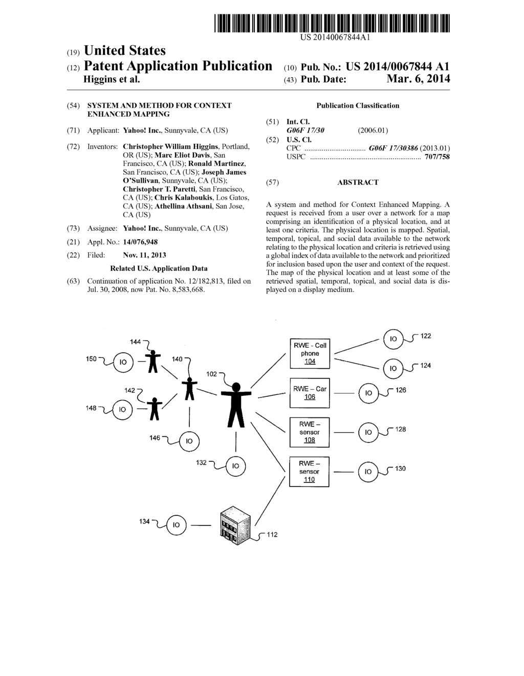 SYSTEM AND METHOD FOR CONTEXT ENHANCED MAPPING - diagram, schematic, and image 01