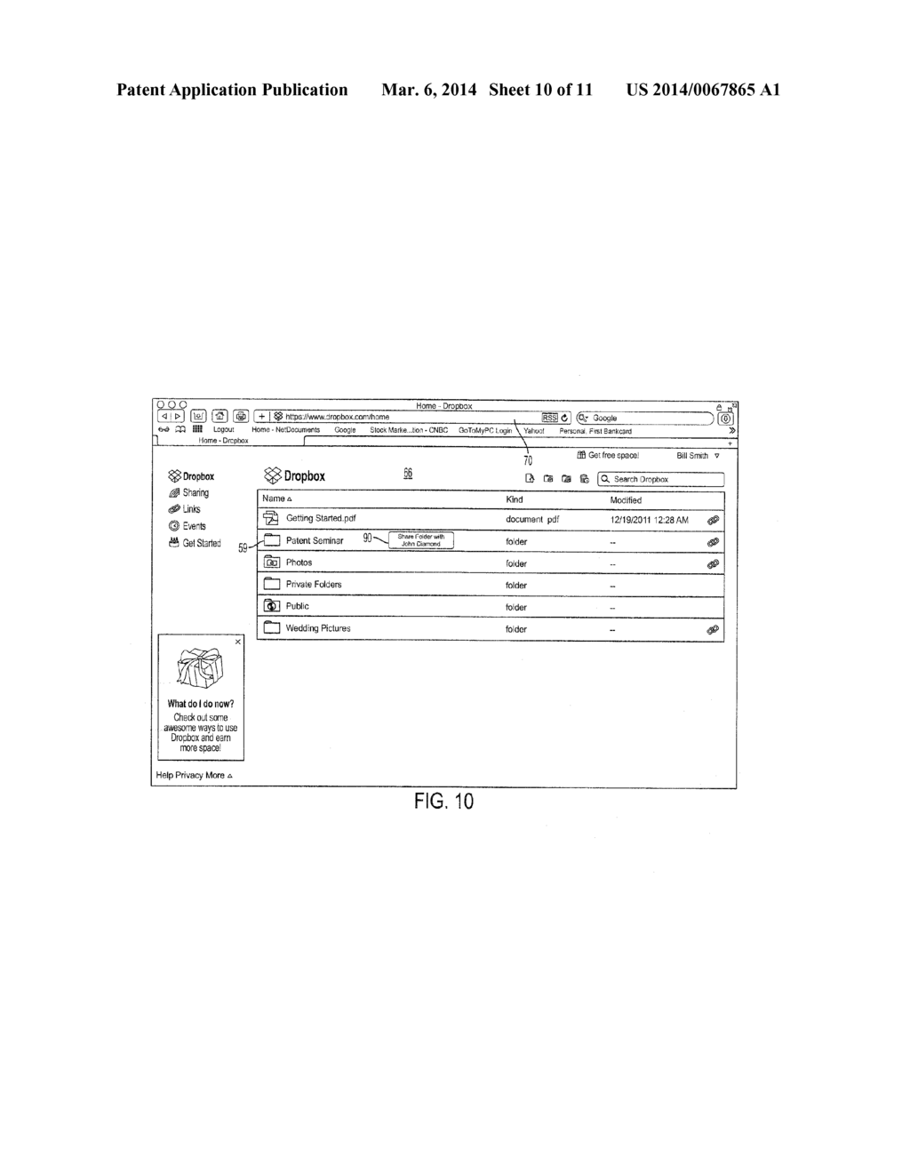 GLOBAL LINK PROVIDING MODIFICATION RIGHTS TO A SHARED FOLDER - diagram, schematic, and image 11