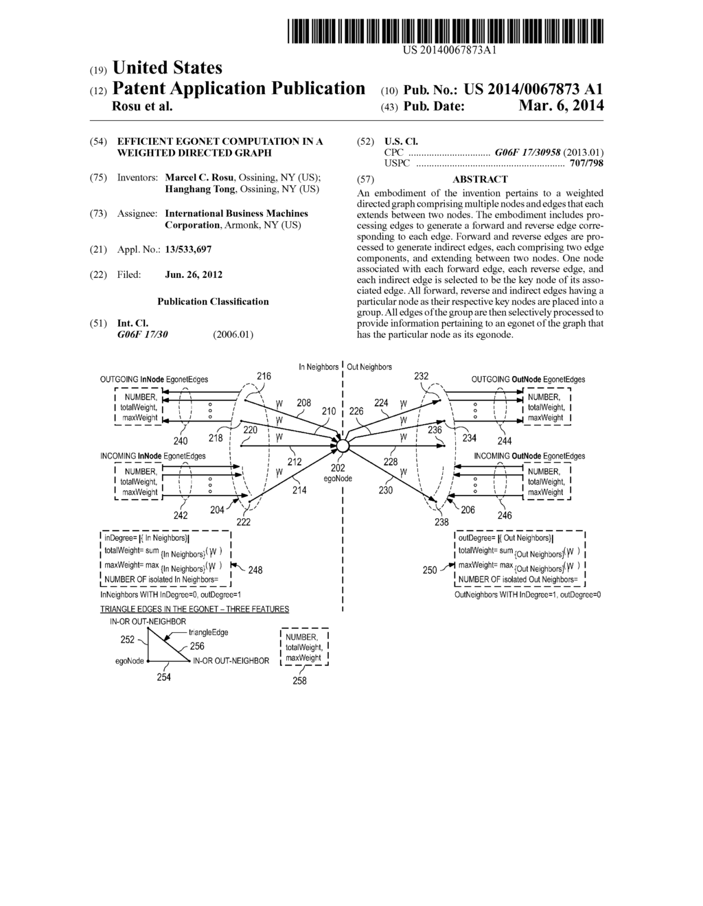 EFFICIENT EGONET COMPUTATION IN A WEIGHTED DIRECTED GRAPH - diagram, schematic, and image 01