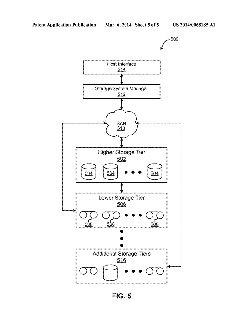 AVOIDING RECALL OPERATIONS IN A TIERED DATA STORAGE SYSTEM - diagram, schematic, and image 06