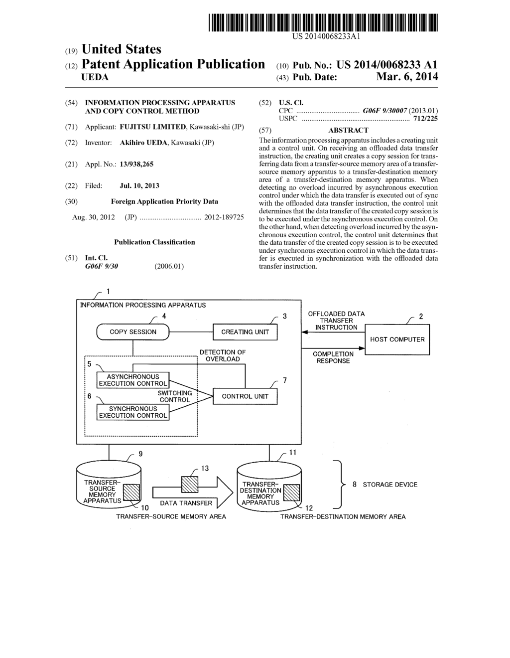 INFORMATION PROCESSING APPARATUS AND COPY CONTROL METHOD - diagram, schematic, and image 01