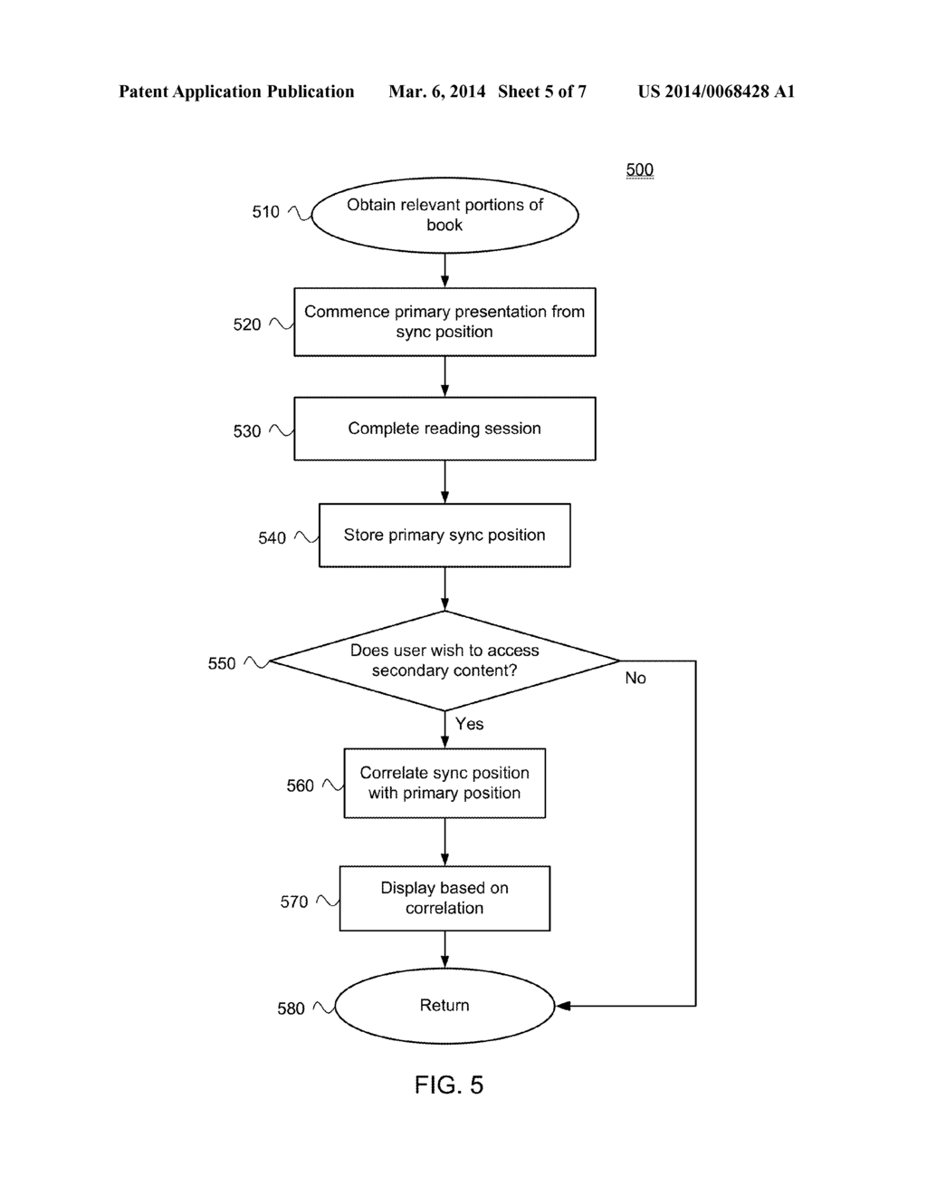 SYNCHRONIZING MULTIPLE READING POSITIONS IN ELECTRONIC BOOKS - diagram, schematic, and image 06