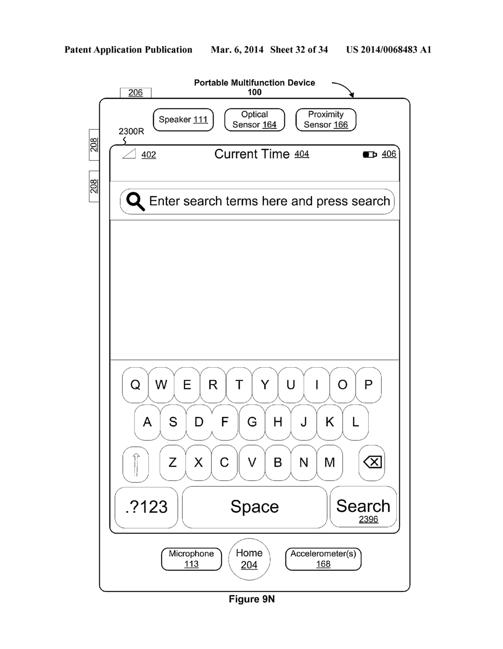 Portable Multifunction Device, Method, and Graphical User Interface     Supporting User Navigations of Graphical Objects on a Touch Screen     Display - diagram, schematic, and image 33