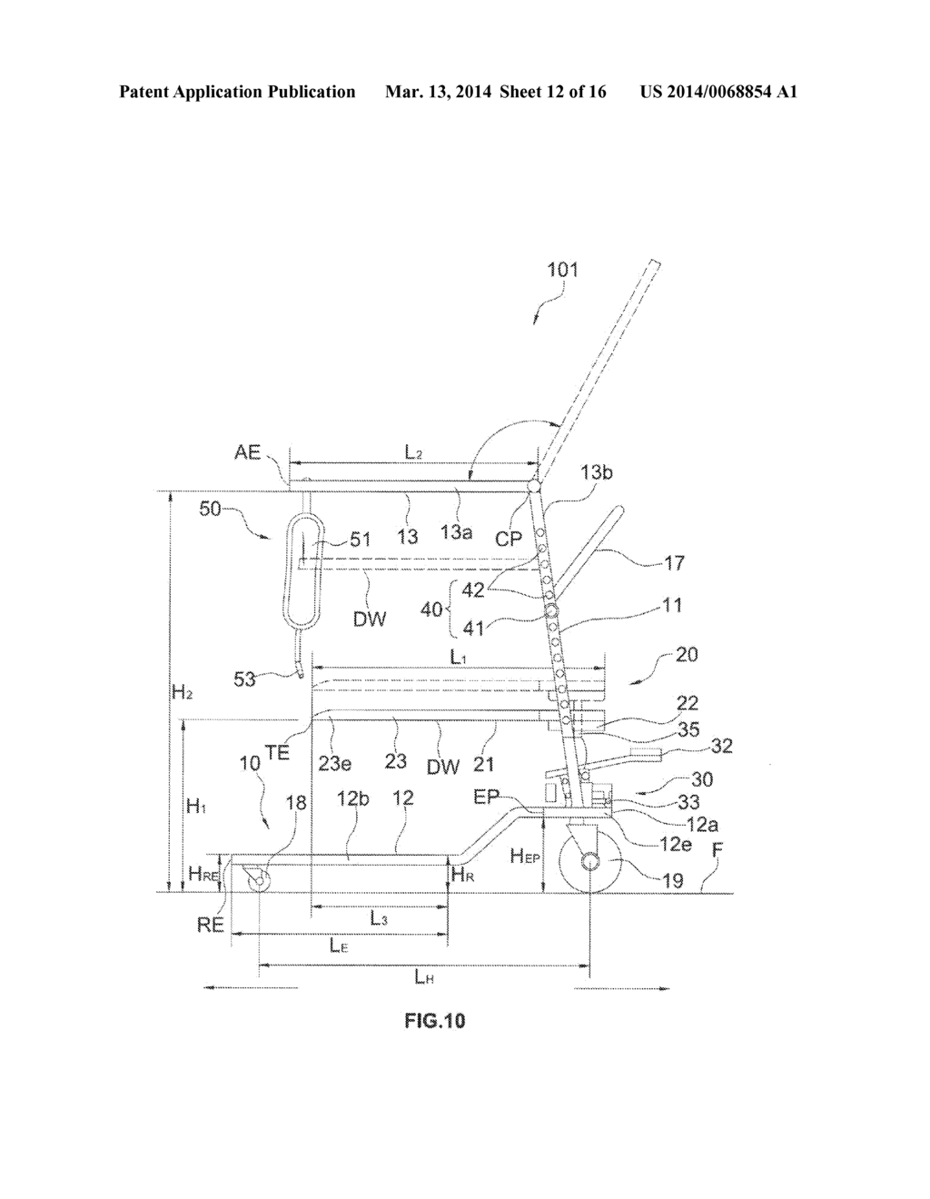 Nursing Care Support Device - diagram, schematic, and image 13