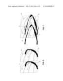 METHOD OF CLOCKING A TURBINE WITH SKEWED WAKES diagram and image