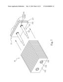 RADIATING FIN, THERMAL MODULE FORMED WITH THE SAME, AND METHOD OF     MANUFACTURING THE SAME diagram and image