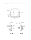 FOOTWEAR CONSTRUCTION ELIMINATING THE USE OF A FOXING OR A FOXING-LIKE     BAND diagram and image