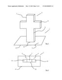 FLORA BARRIER MEMBER FOR A GRAVE MARKER diagram and image