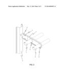 Sun Louvre Formed by a Structure Supporting an Interweave of Metal Sheets diagram and image