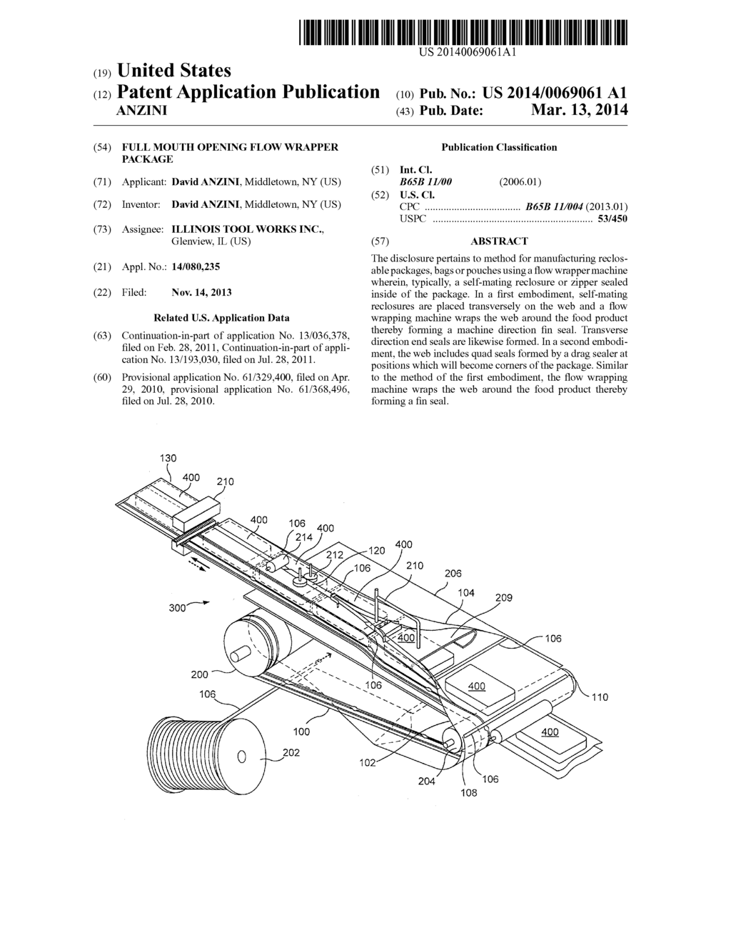 FULL MOUTH OPENING FLOW WRAPPER PACKAGE - diagram, schematic, and image 01