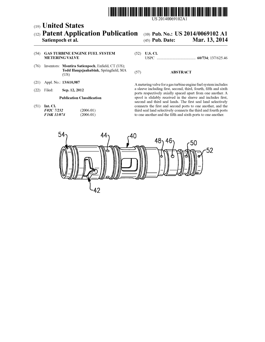 GAS TURBINE ENGINE FUEL SYSTEM METERING VALVE - diagram, schematic, and image 01