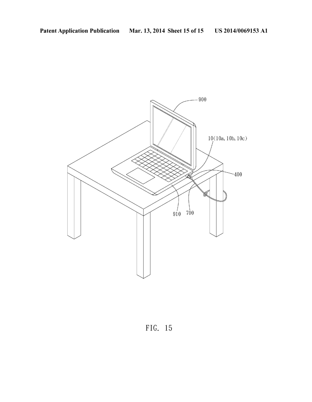 BURGLARPROOF DEVICE FOR ELECTRONIC DEVICE - diagram, schematic, and image 16