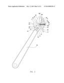 Adjustable wrench diagram and image