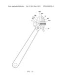 Adjustable wrench diagram and image