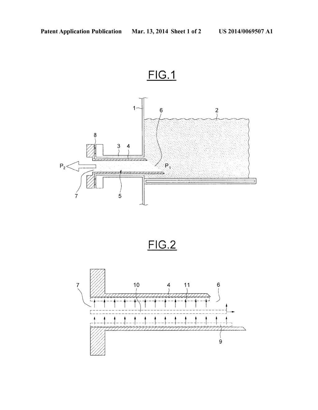 PROCESS AND DEVICE FOR UNLOADING PARTICULATE MATERIAL FROM A VESSEL - diagram, schematic, and image 02