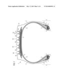 TIRE TREAD WITH GROOVE REINFORCEMENT diagram and image