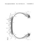 TIRE TREAD WITH GROOVE REINFORCEMENT diagram and image