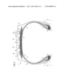 TIRE TREAD WITH GROOVE REINFORCEMENT diagram and image