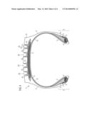 TIRE TREAD WITH GROOVE REINFORCEMENT diagram and image