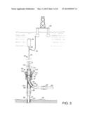 Freestanding Hybrid Riser System Including a Bottom Configuration with a     Flexible Pipe Joint and a Diverless Pipe Connector diagram and image