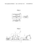 POLE-ATTACHED CABLE RELAY CARRIAGE AND POWER SUPPLY SYSTEM TO ELECTRIC     WORK MACHINE diagram and image