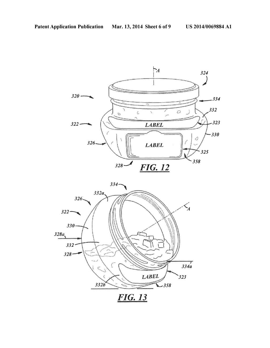 Container Having Primary and Secondary Support Surfaces - diagram, schematic, and image 07