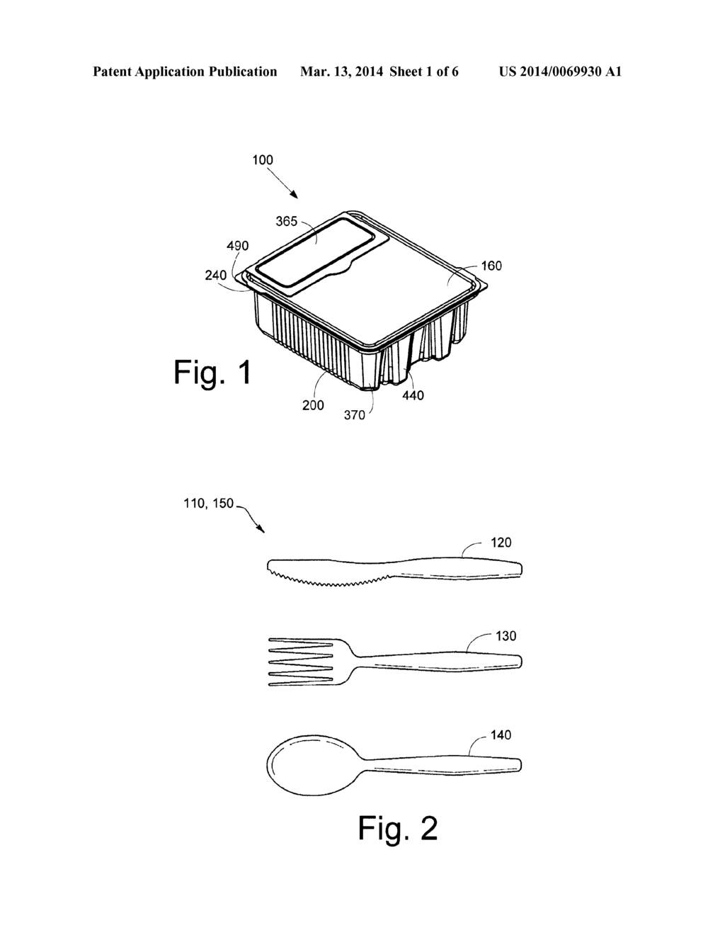 CUTLERY UTENSIL DISPENSING PACKAGE - diagram, schematic, and image 02