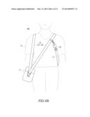 DUAL SHOULDER STRAP SIDE-CARRYING BAG AND DOUBLE SHOULDER STRAP HARNESS diagram and image