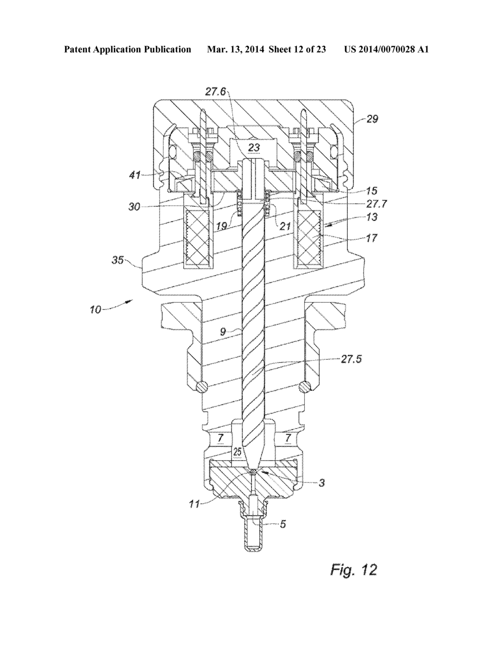 Pressure Regulator for a Diesel Fuel Injection System - diagram, schematic, and image 13