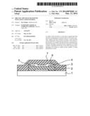 ORGANIC THIN-FILM TRANSISTOR INSULATING LAYER MATERIAL diagram and image