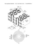 VERTICAL MEMORY DEVICES AND METHODS OF MANUFACTURING THE SAME diagram and image